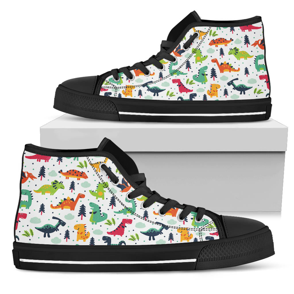 Cute Dinosaur Shoes Black Sole