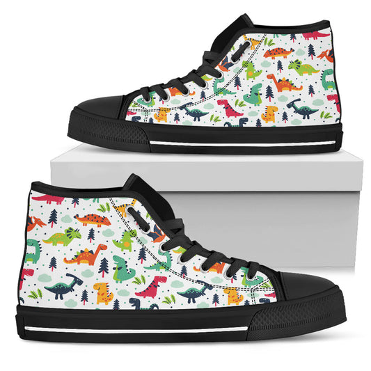 Cute Dinosaur Shoes Black Sole