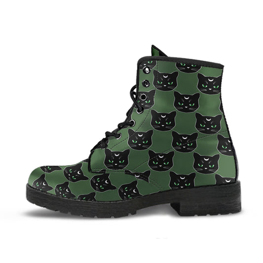 Military Green Cat Boots