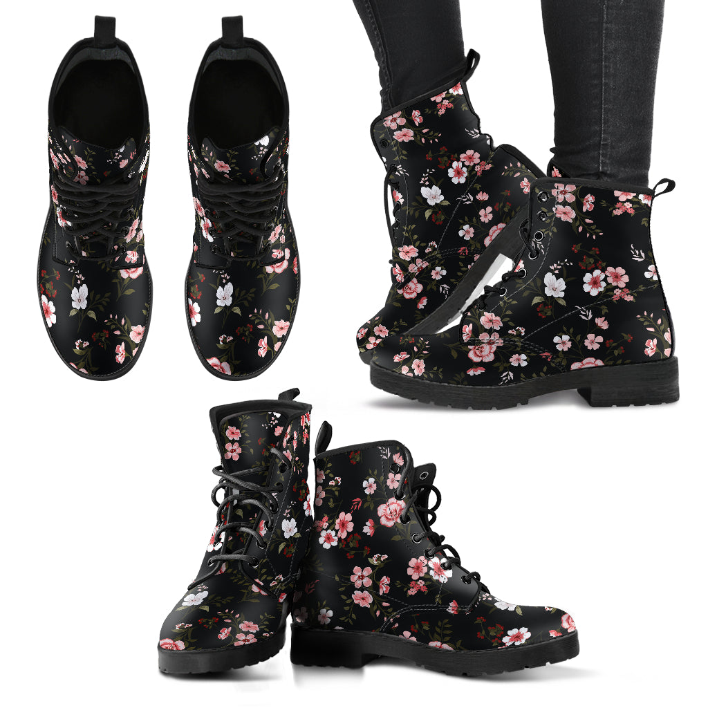Floral Handcrafted Boots