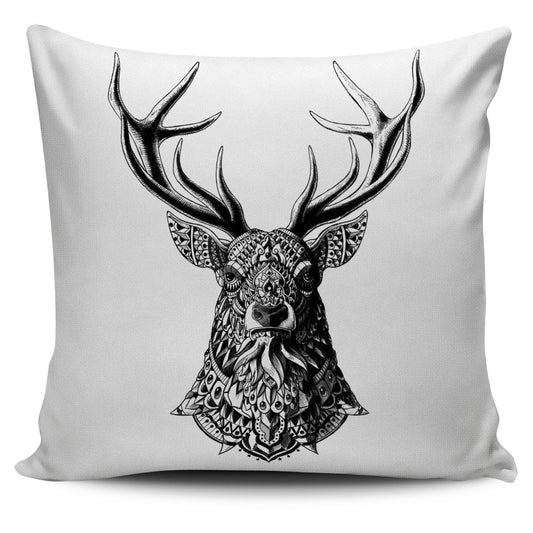 BUCK ORNATE ANIMAL PILLOW COVER