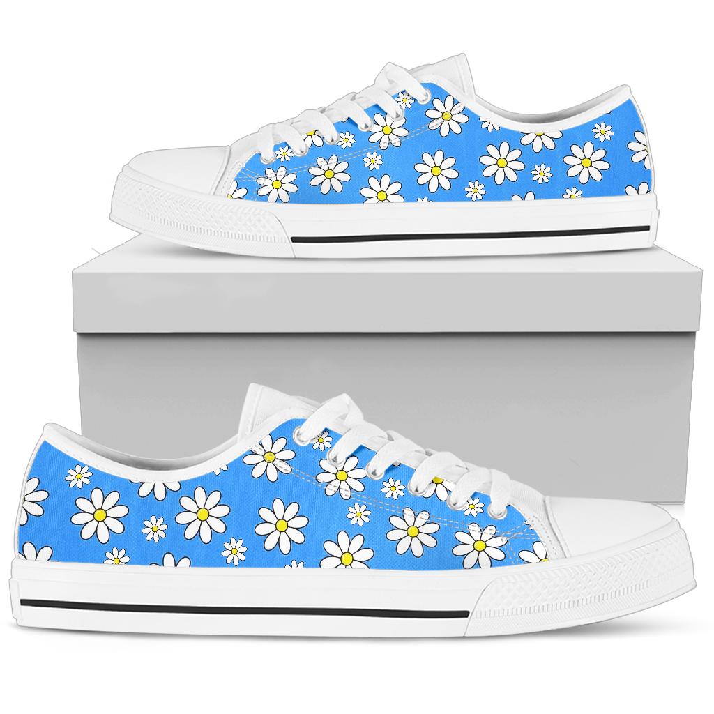 Floral Daisy Low Top Shoes