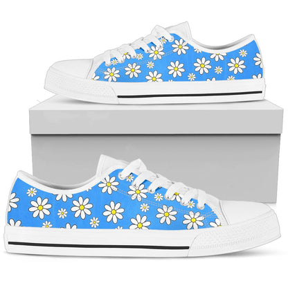 Floral Daisy Low Top Shoes