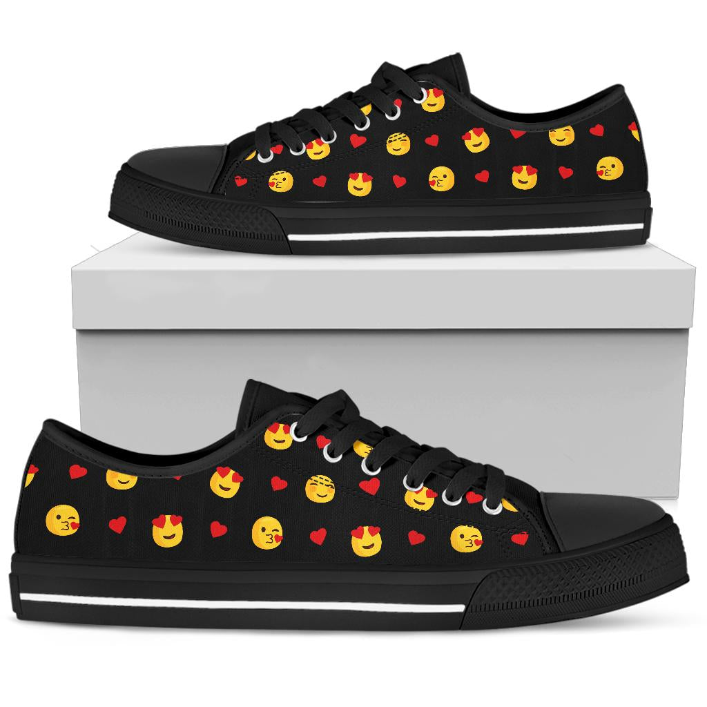 Emoji Love Shoes Black Sole