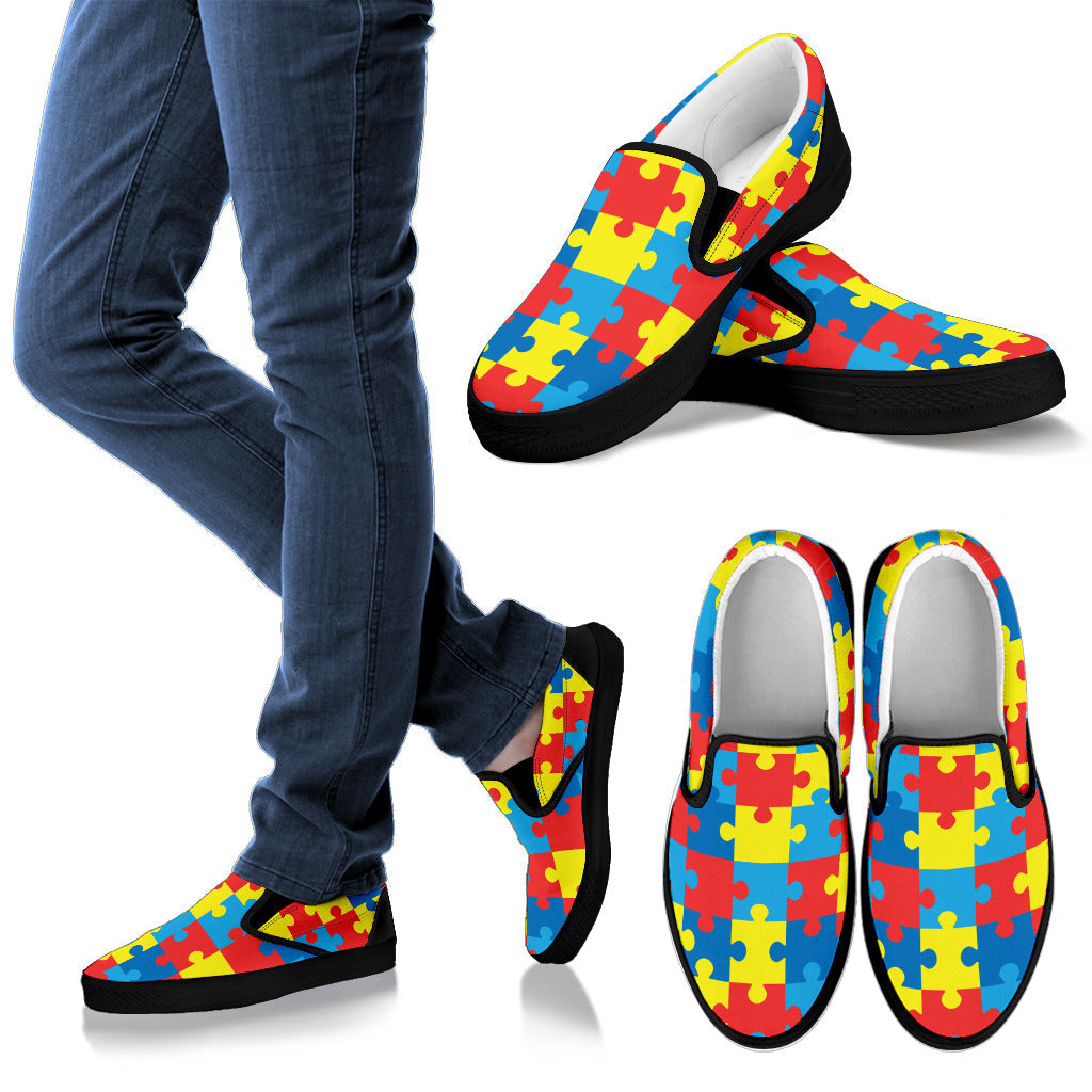 Autism Awareness V2 - Slip Ons