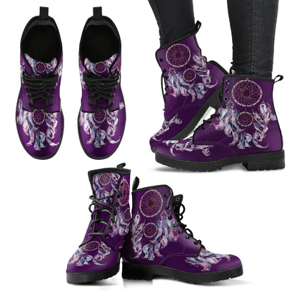 Purple Dream Catcher Womens Boots