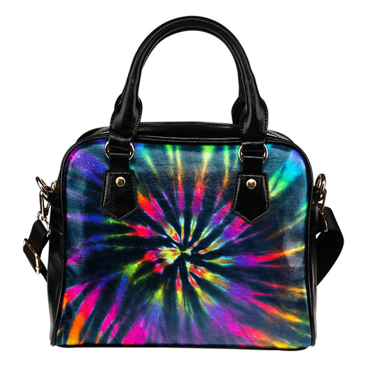Colorful Neon Tie Dye Shoulder Handbag
