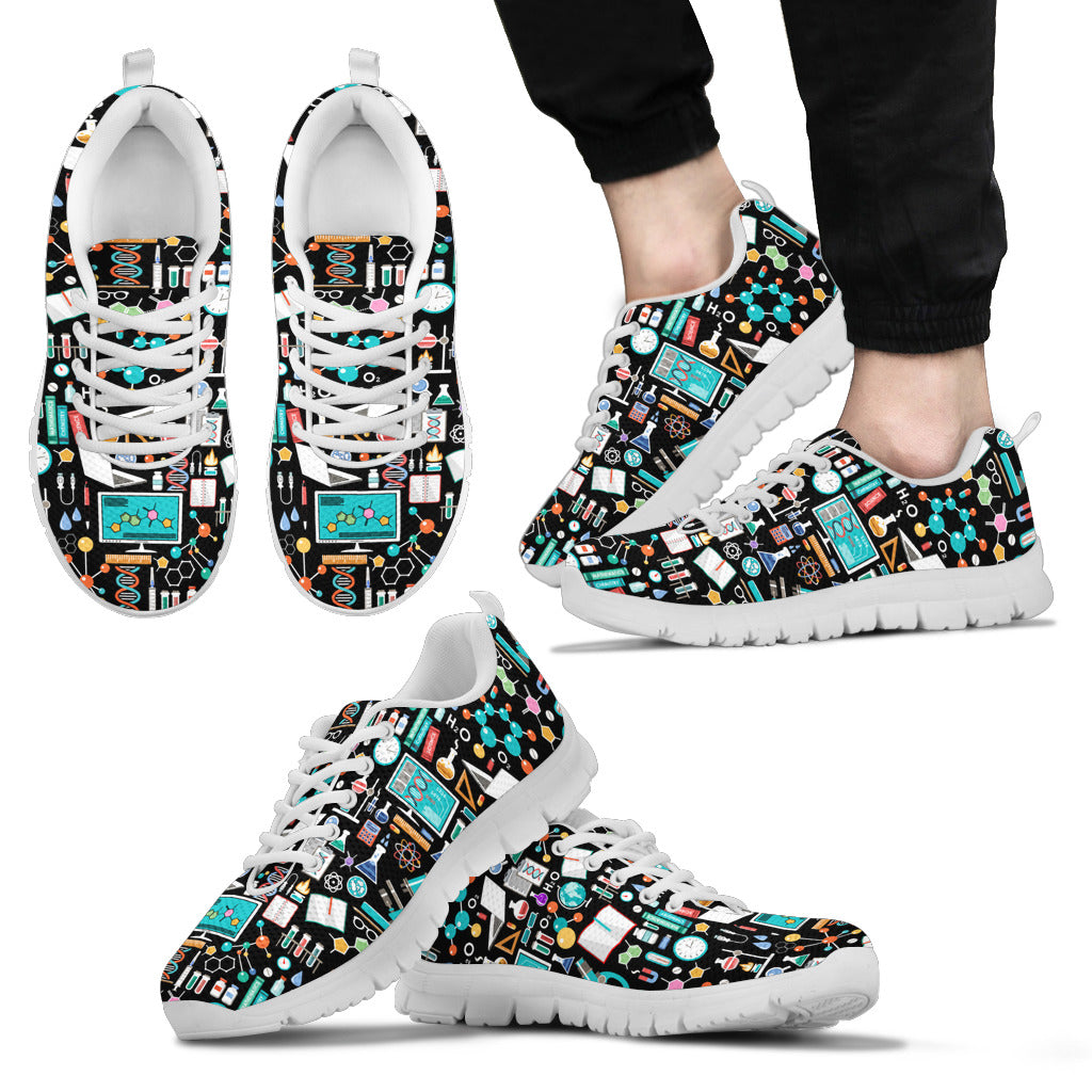 Science Pattern - Sneakers