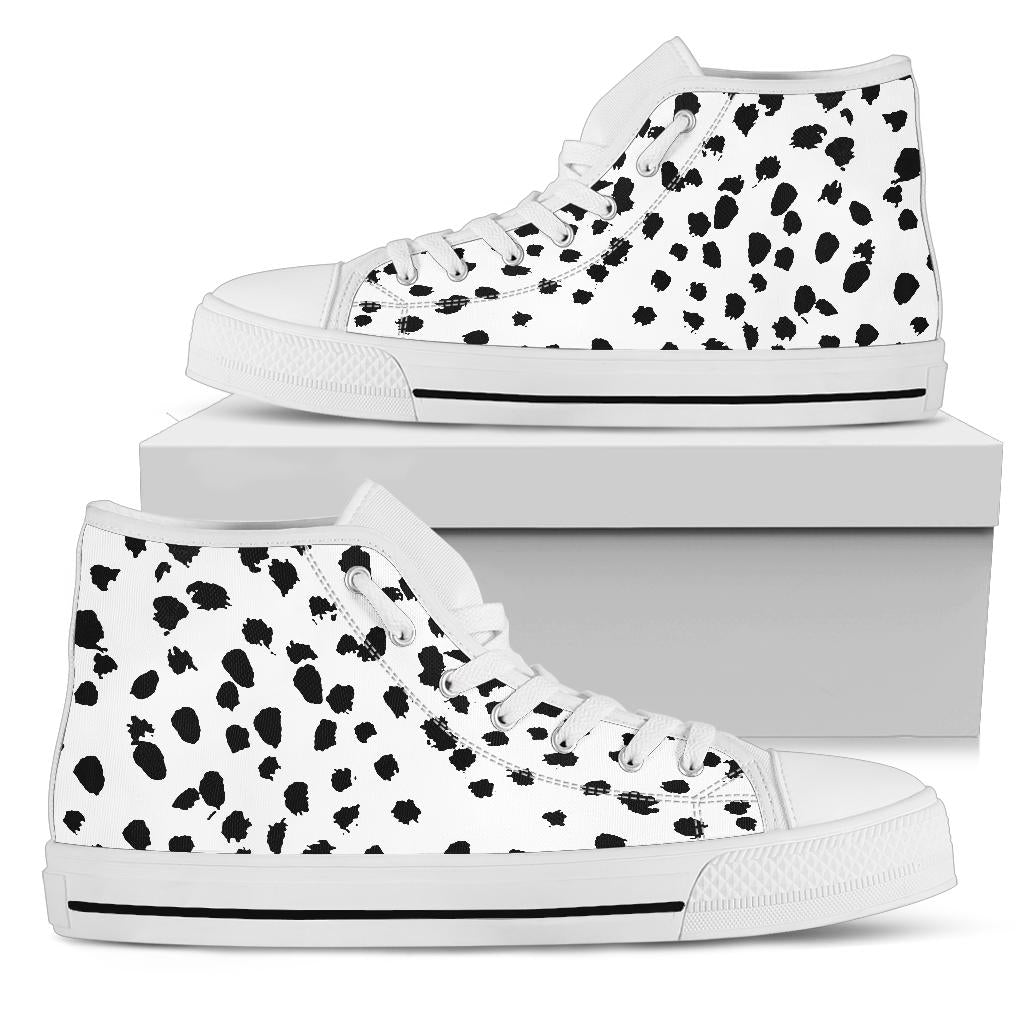 Dalmatian Print High Top Shoes