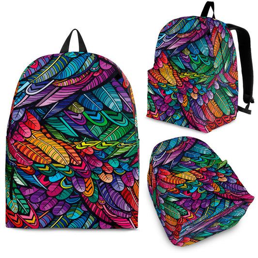 Boho Feathers - Backpack