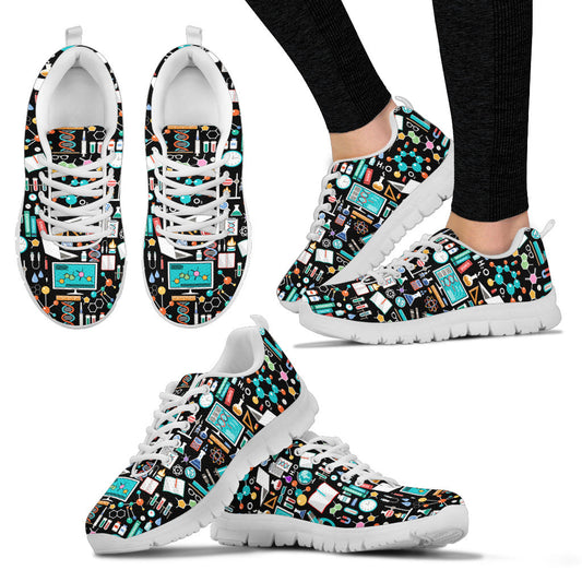 Science Pattern - Sneakers