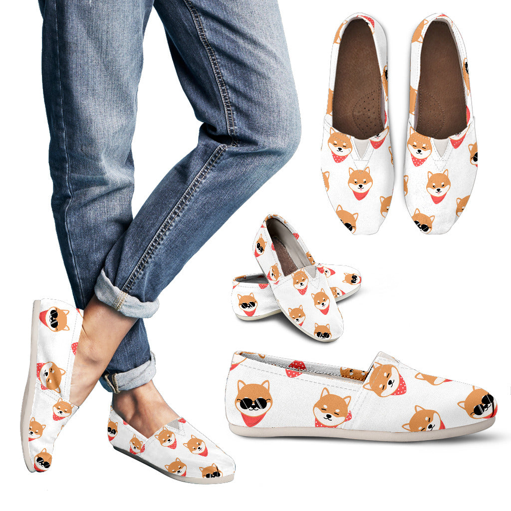 Japanese Shiba Slip-On Shoes