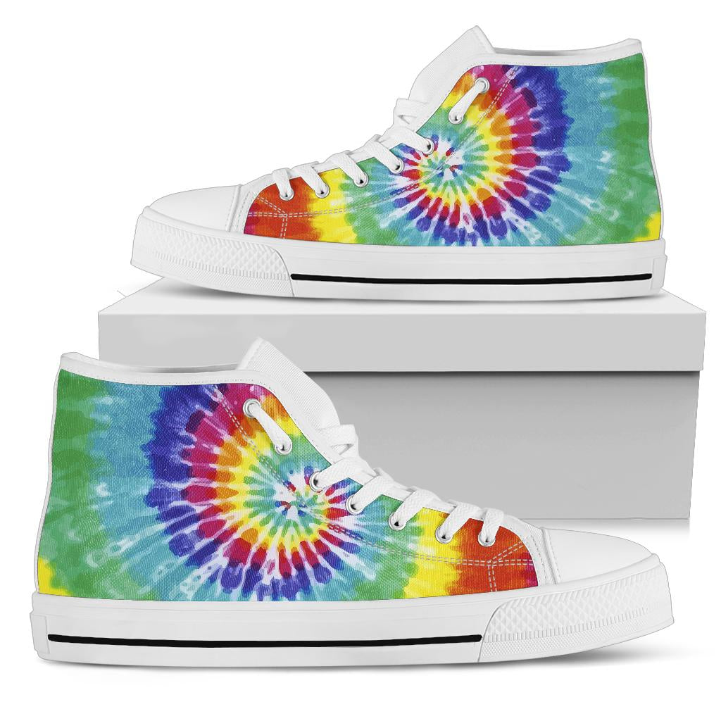 New Tye Dye High Top Shoes