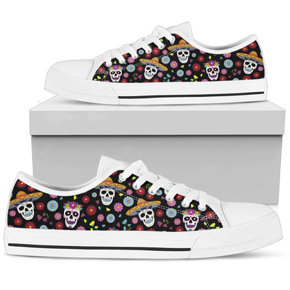 Sugarskull Low Top Shoes