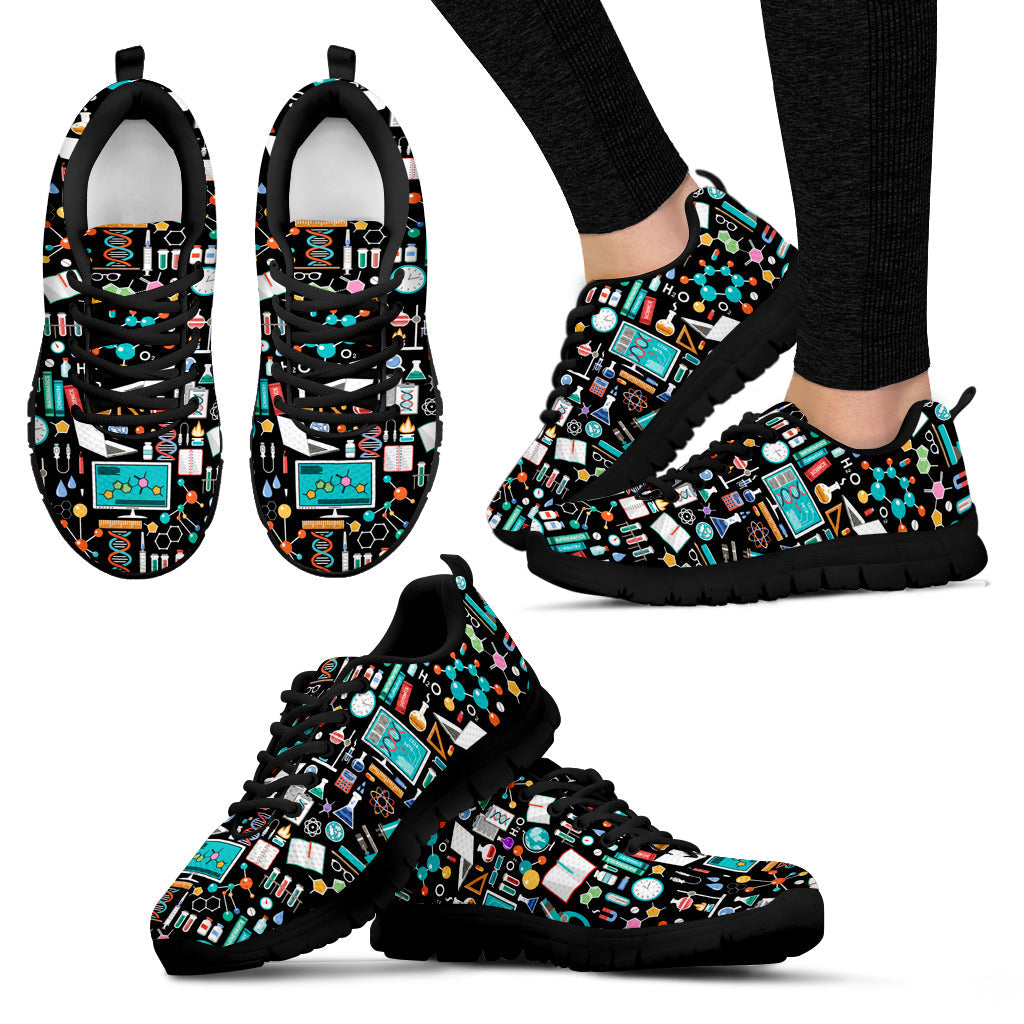 Science Pattern - Sneakers