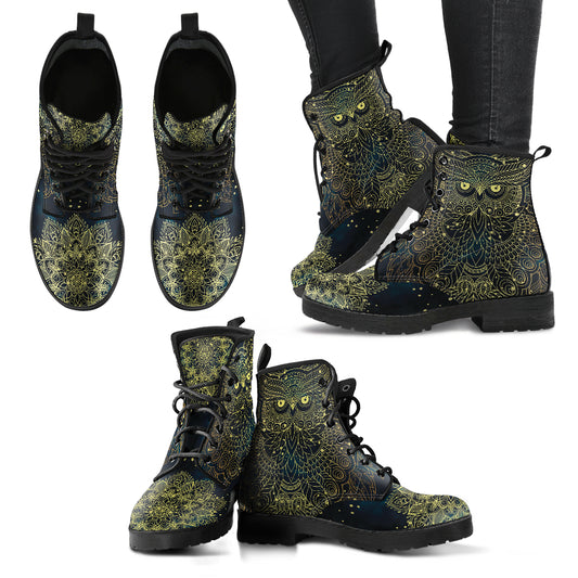 Golden Owl Handcrafted Boots