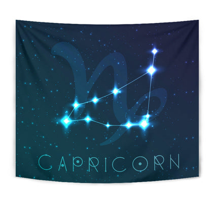 Capricorn Zodiac Wall Tapestry