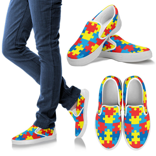 Autism Awareness V2 - Slip Ons