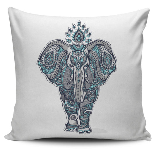 BLUE ELEPHANT PILLOW COVERS