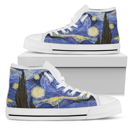 Van Gogh Starry Night High Top Shoes