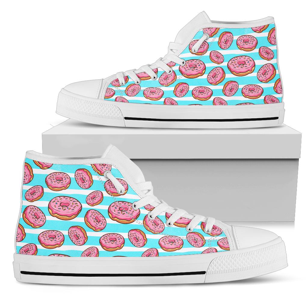 Kawaii Donuts High Top Shoes