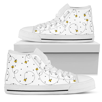 White Bee High Top Shoes