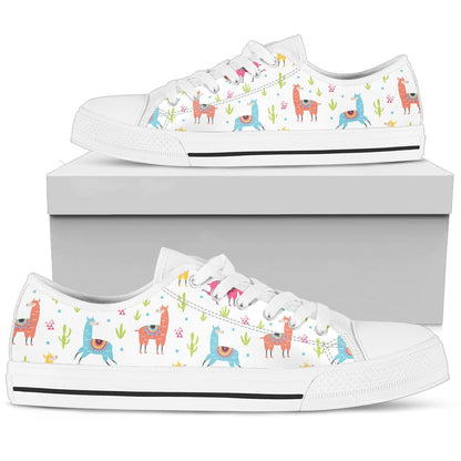 Cute Llama Shoes Low tops for Women & Men