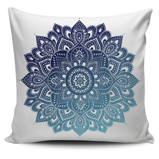 BLUE MANDALA PILLOW COVERS