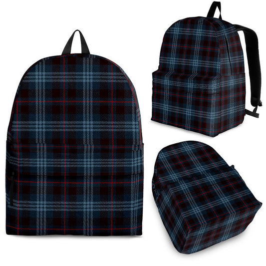 Blue Plaid Backpack