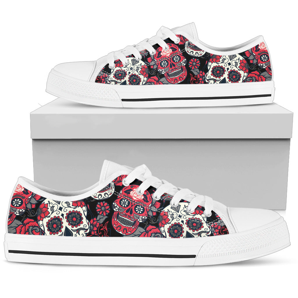 Pink Sugar Skull - Low Tops