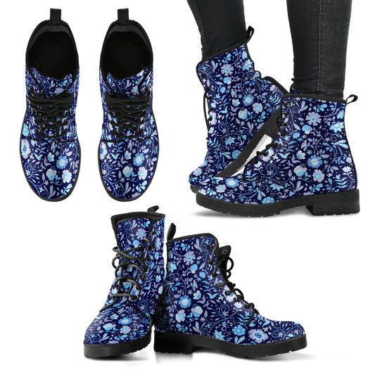 HandCrafted Artistic Flower Boots