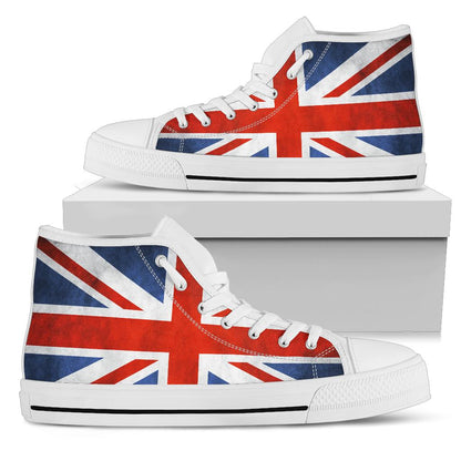 UK Flag High Top Shoes