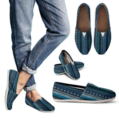 Boho Stripe Decor Casual Shoes