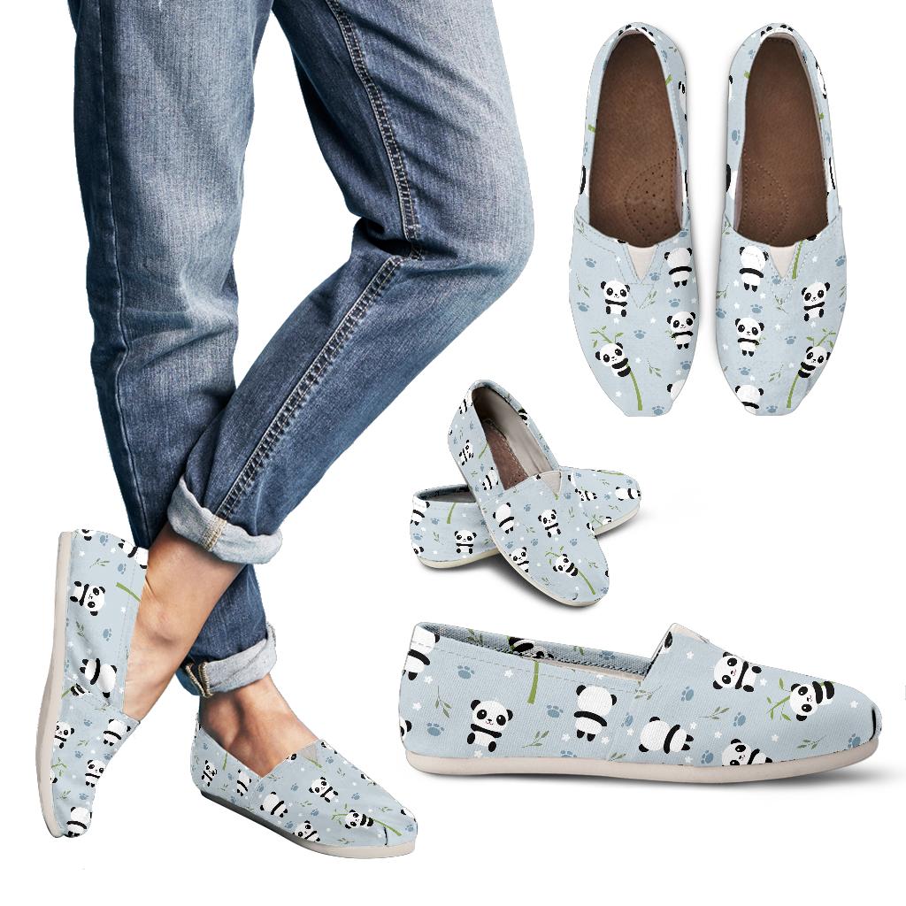 Panda Slip On Shoes Womens Casial Flats