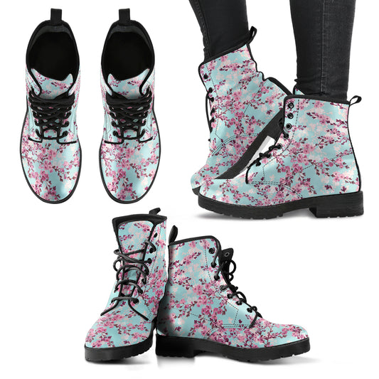 Cherry Blossom 1 Handcrafted Boots