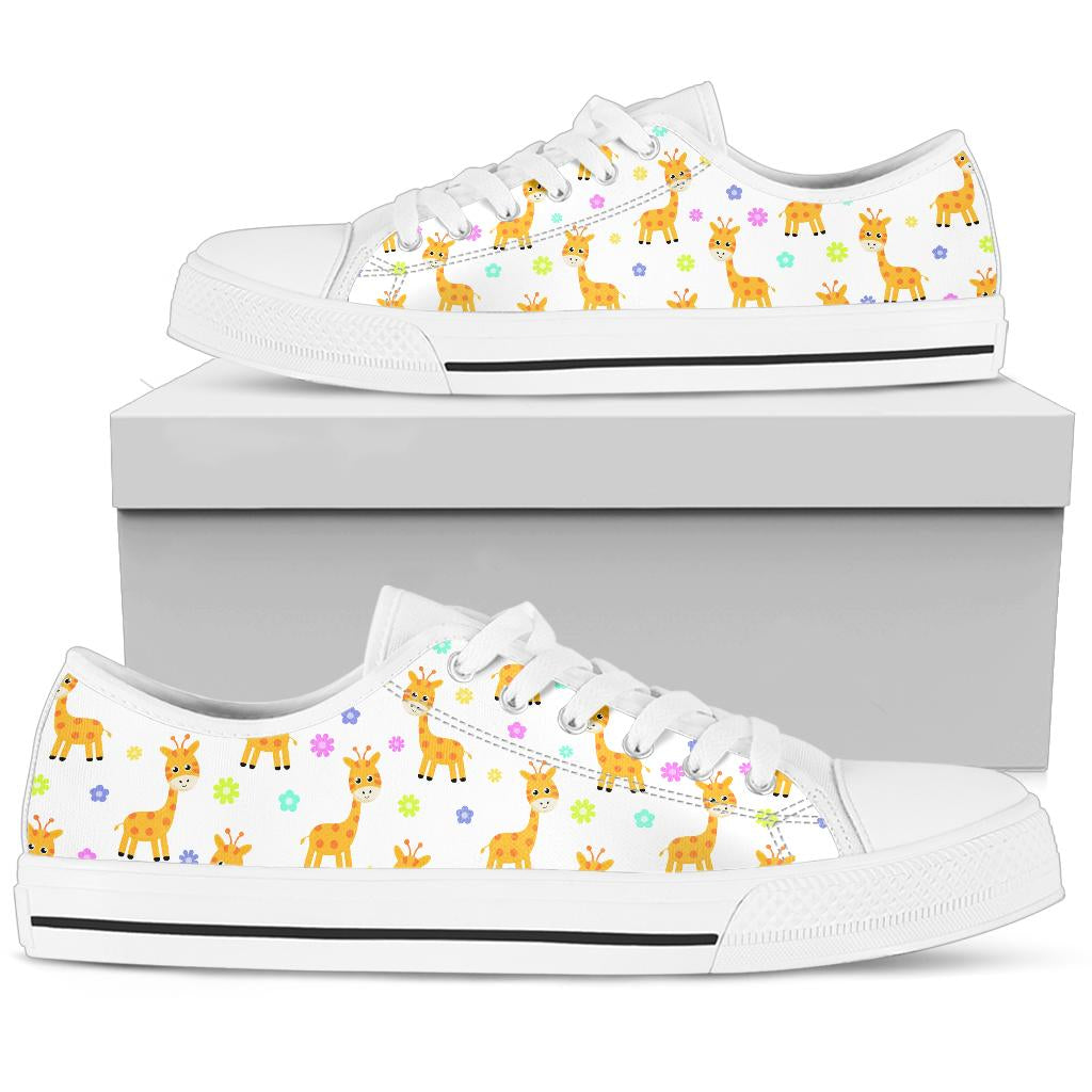 Cute Giraffe Low Top Shoes