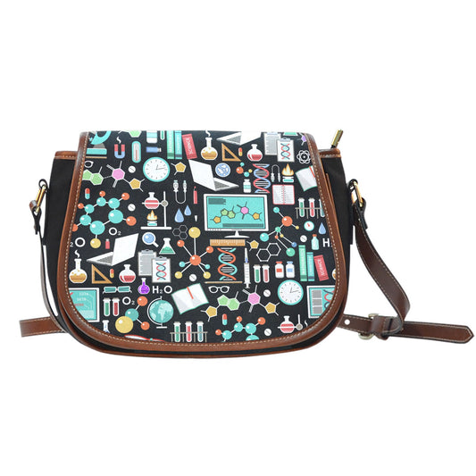 Science Pattern - Saddle Bag