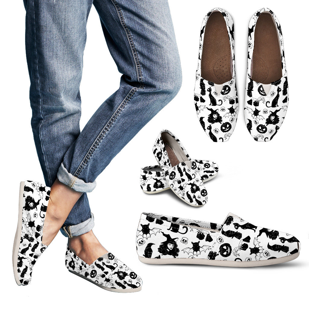 Spooky Witch Slip-On Shoes