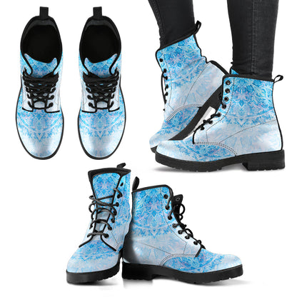 Light Blue Decor Womens Boots