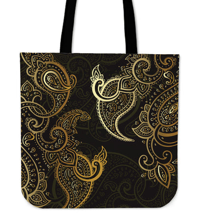 Rusty Gold Brown Decor Canvas Tote Bag