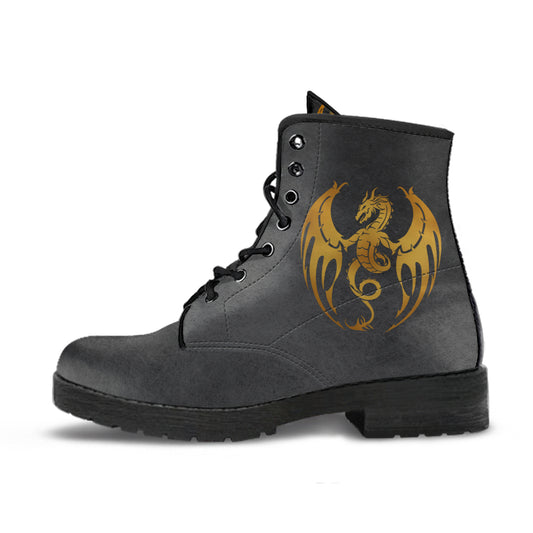 Grey Dragon Boots