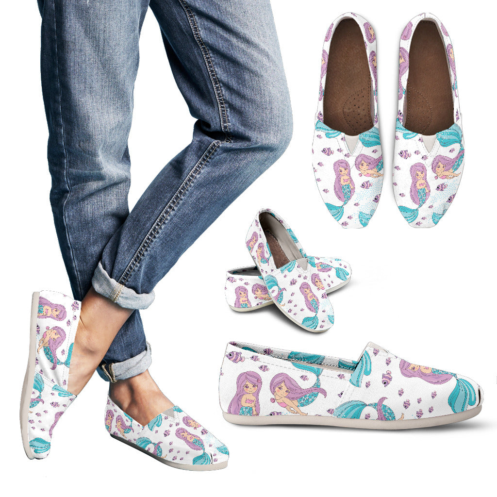 Cute Mermaid Slip-On Shoes