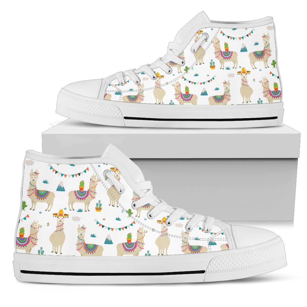 Llama High Top Shoes