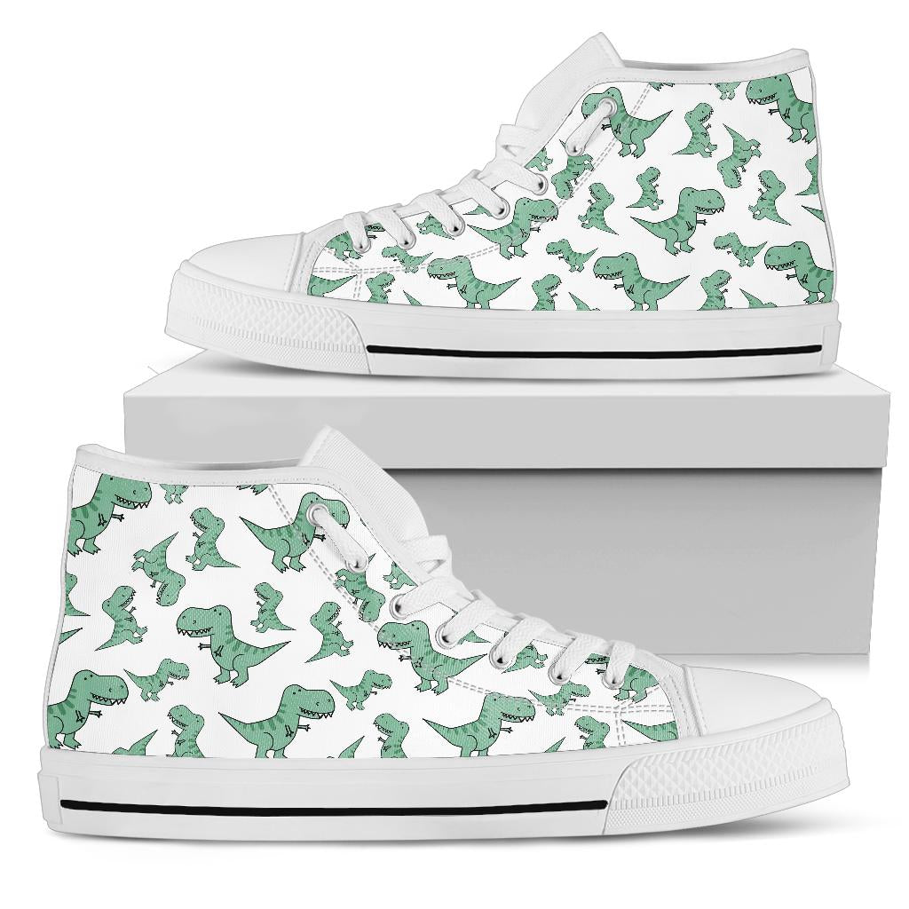 Green Dinosaur High Top Shoes