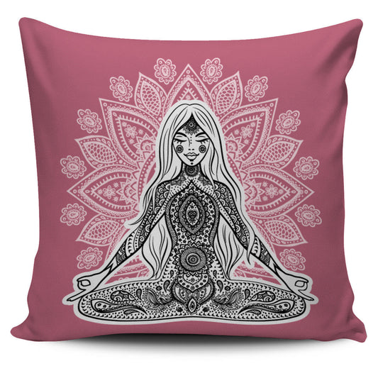 YOGA MANDALA PILLOW COVERS