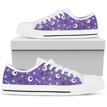 Eyeball Halloween Low Top Shoes