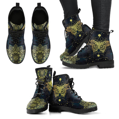 Golden Butterfly Womens Boots