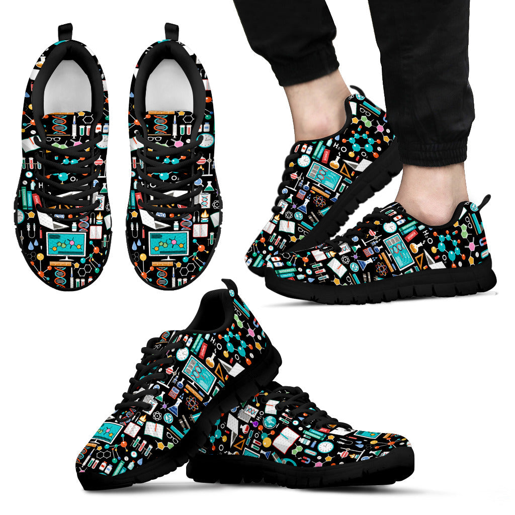 Science Pattern - Sneakers