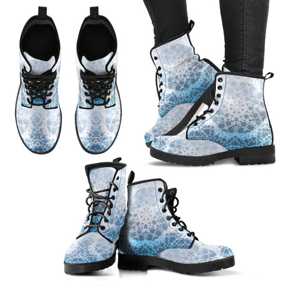 Pink Pastel Mandala Womens Boots