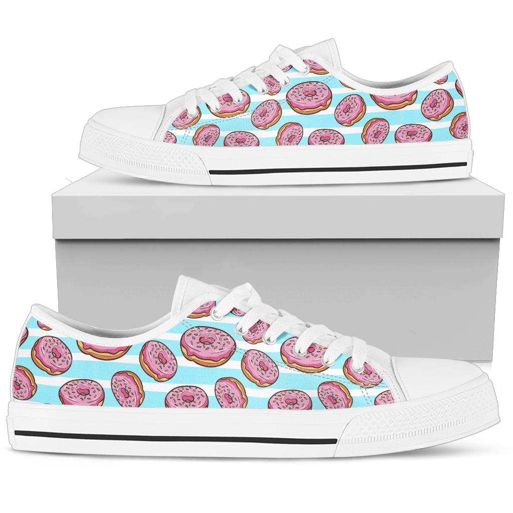 Kawaii Donuts Low Top Shoes
